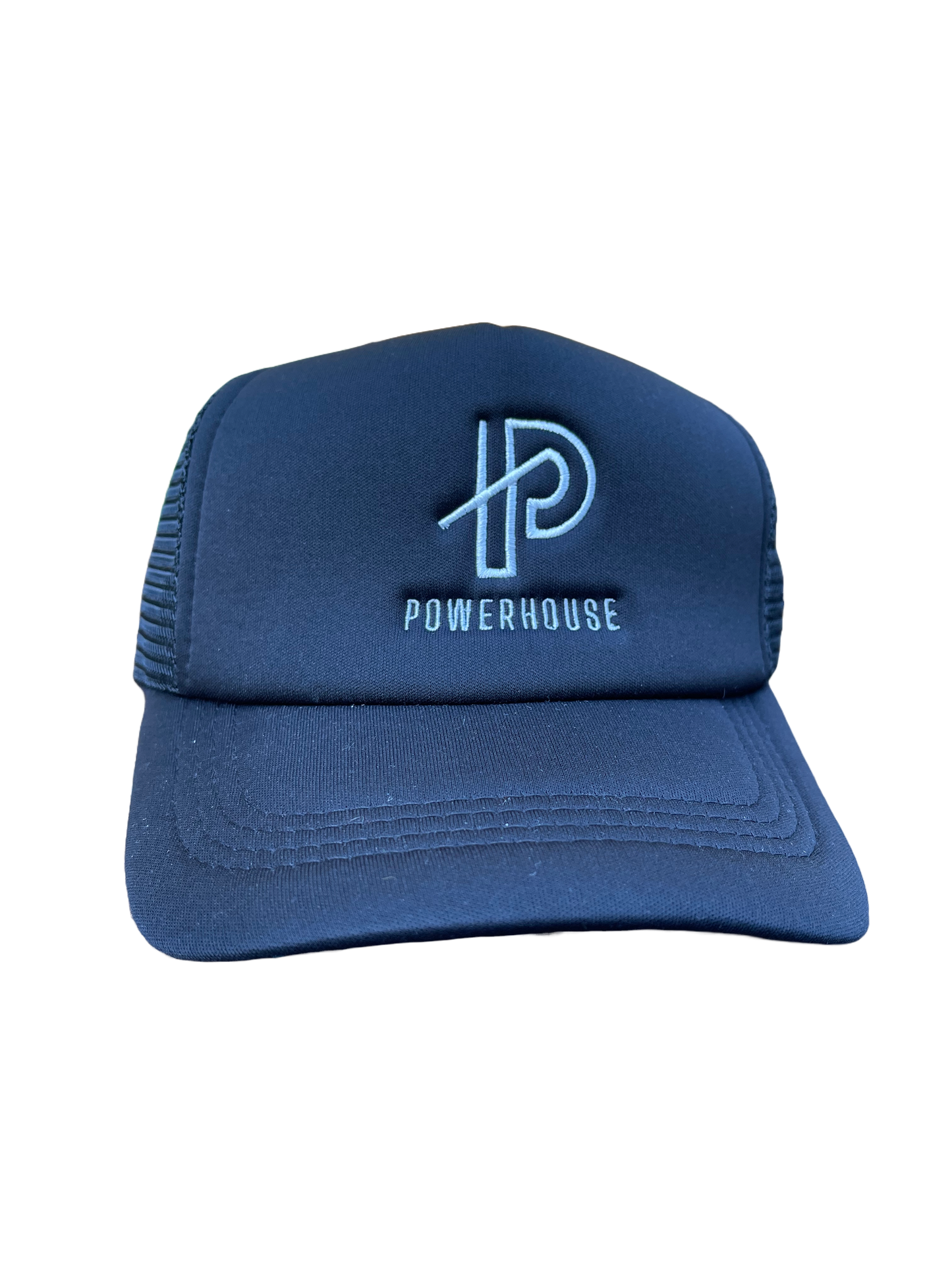 Powerhouse Black Foam Front Trucker Hat