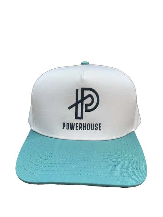 Powerhouse Vintage White/Green Hat